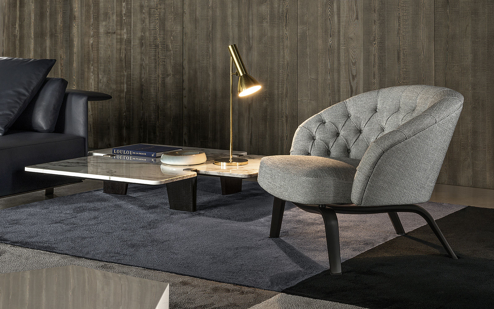 minotti winston armchair